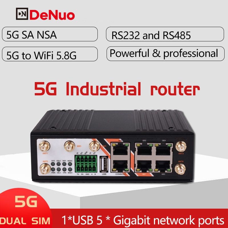 Advanced Dual SIM 5G industrial POE router